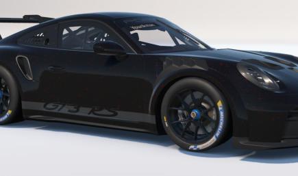 Porsche Black with Red Flake Metallic