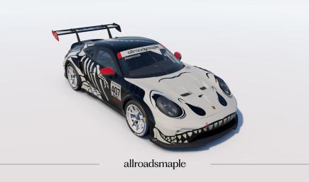 2025 AO Racing - Skeleton Rexy - Porsche 992.2 GT3 Cup Rawr