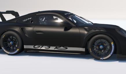 Porsche Black Satin