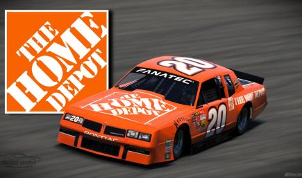 Home Depot 1986 Pontiac Grand Prix Street Stock SIM STAMPED