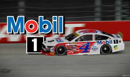 Kevin Harvick 2023 Mobil 1 Wings SIM STAMPED 