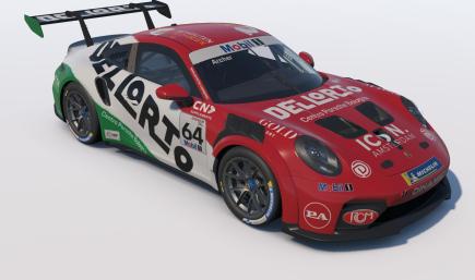 Dinamic Motorsport Car 8 Porsche Mobil 1 Supercup - DIRK SCHOUTEN