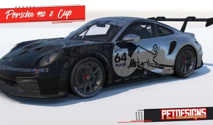 Porsche 992 2 Cup red bull