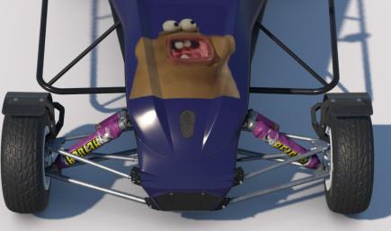 CRASHED RACING CHEW MAN