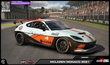 2021 McLaren Monaco Gulf Special for GR86