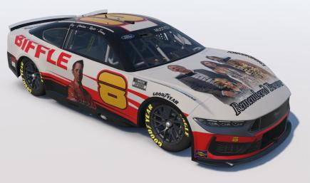 Biffle Memorial Mustang (Sim Stamped Number)