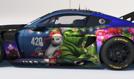 nightmare before christmas Ford Mustang GT3