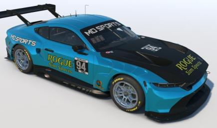 FORD GT3 ROGUE LIGHT BLUE