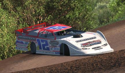 Jared King Winter 25/26 Freedom Simsports #12 Dirt Late Model