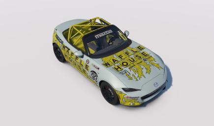 Light Waffle House livery for MX-5 Cup
