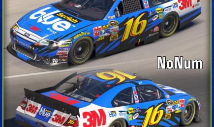 Greg Biffle 2011 Scotch Blue NoNum