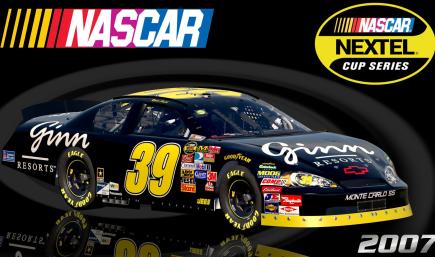 #39 Regan Smith 2007 Ginn Resorts Chevrolet Monte Carlo SS Sim Stamped Number