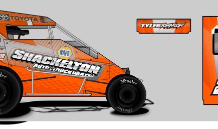 Tyler Johnsons 2025s1 dirt midget wrap