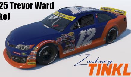 2025 Trevor Ward #12 Fast Track Racing 