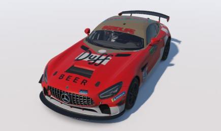 Duff Beer Racing Mercedes AMG GT4