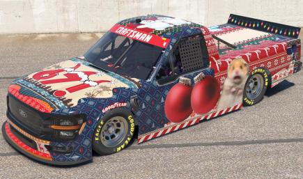 Ugly Christmas Sweater F-150 Blank Number