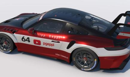Custom Livery for Philipp Geppl - Porsche Cup 992.2