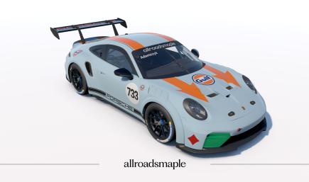 1970 JWA Gulf Oil - Targa Florio - The Diamond - Tribute - Porsche 992 GT3 Cup Car