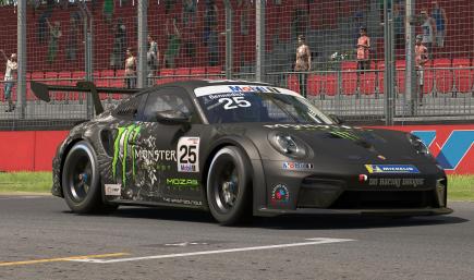 DB Racing Designs/Monster Energy/Trading Paints 992.2 Porsche Cup Car