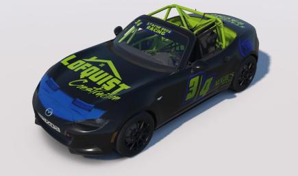 #3/4 Stache Bros Racing Mazda MX-5