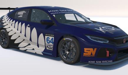 KSR - Kiwi Sim Racing - Honda Civic TCR - Alt