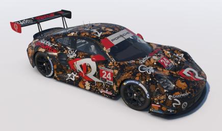 Racing Revolution Graffiti Orange