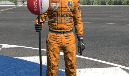 Duracell drivers suit