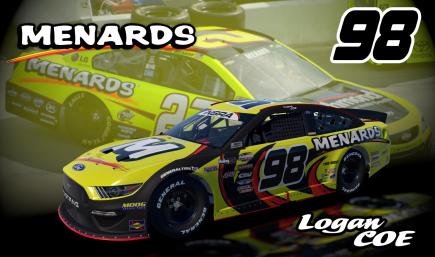 Logan Coe 2026 Menards Ford Mustang