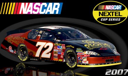 #72 Brandon Whitt 2007 Dutch Quality Stone Chevrolet Monte Carlo SS Sim Stamped Number