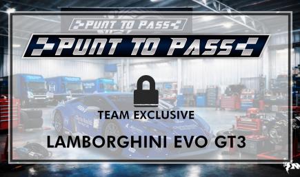 Punt To Pass Lamborghini EVO GT3