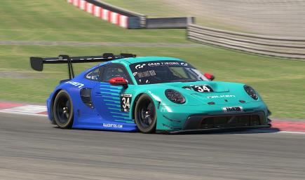 Porsche 992r GT3 Falken Motorsports 24h Nurburgring 2025 #44