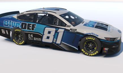Terry Hughes #81 BlueDEF Gen6 Ford Mustang