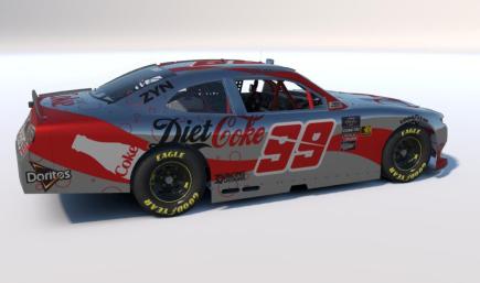 Gerry Powers #99 Diet Coke Xfinity Camaro - Chrome Finish