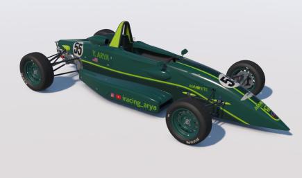 F1600 Aston Martin Custom Name and Social Media Handles