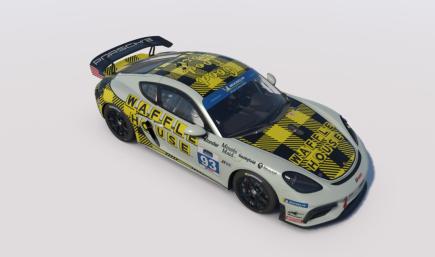 Plaid Waffle House Livery for Cayman GT4