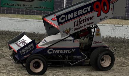 #90 Lyn St James Cinergy 1997 World of Outlaws / Hemelgarn Enterprises