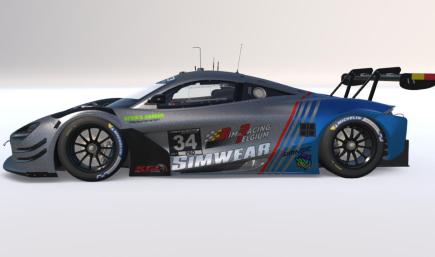 McLaren 720S GT3 EVO SRB x Simwear