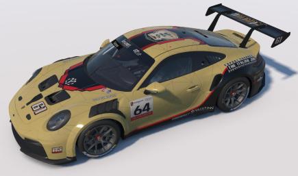 Porsche Cup 992 2026 Gold number 61