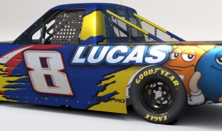 Kyle Buschs #5 - #8 - and #18 paint schemes collide
