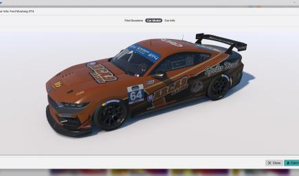 ARCA9 Racing/Spoiler Diecast Mustang GT4