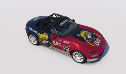 Sailor Moon/Bucees livery for MX-5