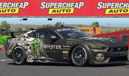 DB Racing Designs/Monster Energy/Trading Paints/Onestop Tyre & Auto 2026 Supercars Ford Mustang Gen 3