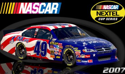 #49 Mike Bliss 2007 Paralyzed Veterans of America Dodge Avenger COT