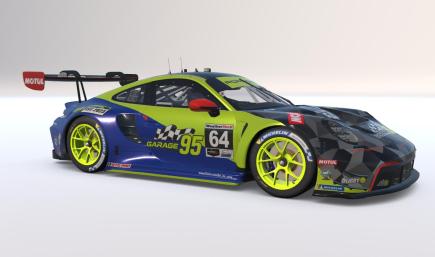 Garage 95 Gold Team Daytona 24hr paint scheme.
