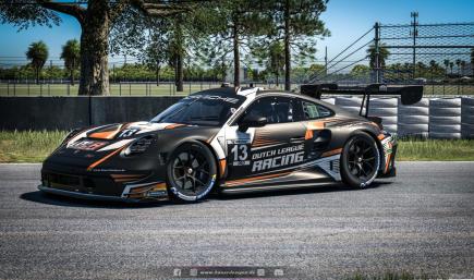 DLR Porsche 911 GT3R (992) - DLR Simlab