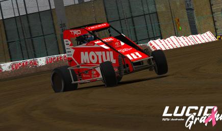 TRD-Motul-Lucid Graphix Concept Dirt Midget Red