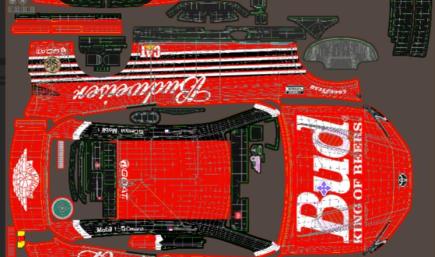 Budweiser Tribute DEI Jr. Toyota Camry CUP MB