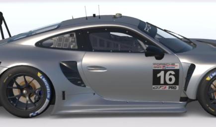 Porsche 911 GT3 R (992) - Silver