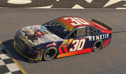 Cleetus McFarland BE LIKE BIFF Kenetik ARCA Ford Concept - Sim Stamped