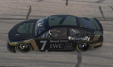 F1 the Movie paint scheme on Nascar Next Gen (Brad Pitt APX GP)